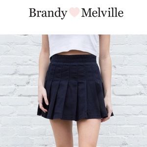 Brandy Melville Navy Blue Tennis Skirt